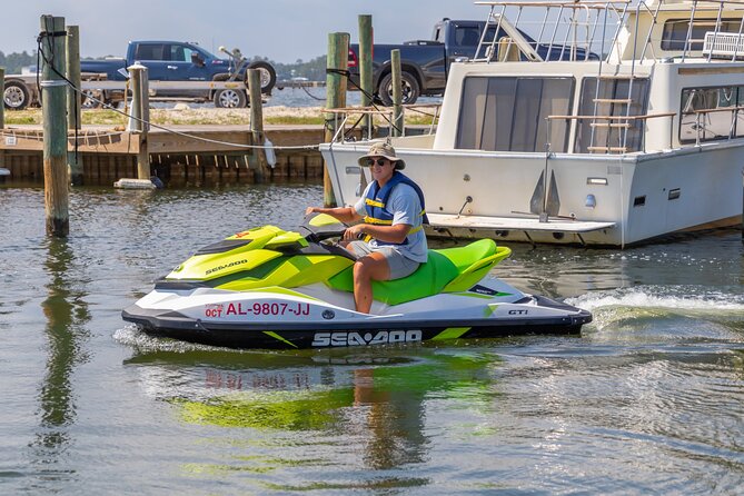 Jet Ski Excursion in Orange Beach Waterways - Riding the Orange Beach back bays
