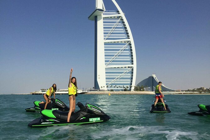 Jet Ski Experience in Dubai - The Palm Jumeirah and Atlantis viewpoint