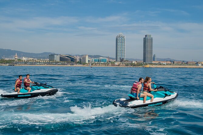 Jet Ski Experience without license in Barcelona - Sharing one machine changes the experience