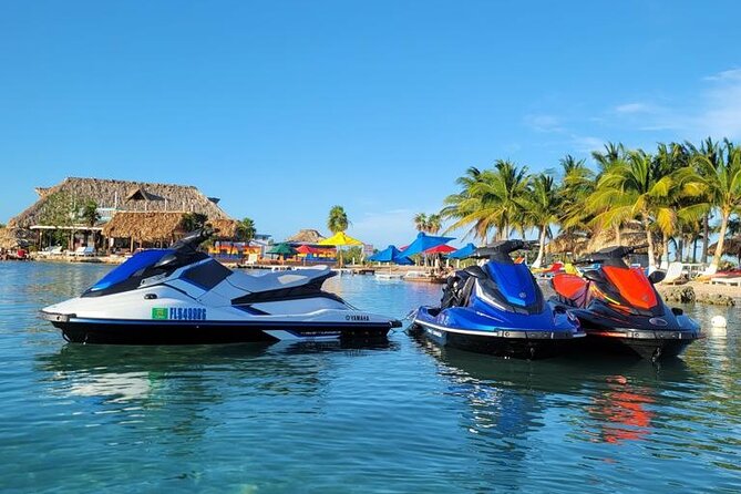 Jet Ski Rental at Secret Beach, San Pedro, Belize. - Reaching Secret Beach and finding the starting point