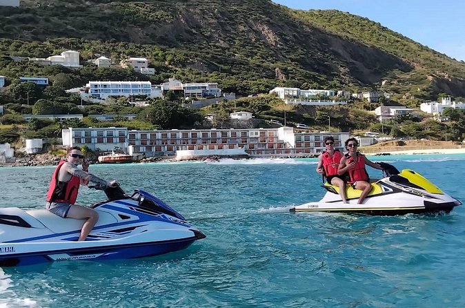 Jet Ski Rental & Beach in St.Maarten + Beach Chairs - Pickup and getting to the beach