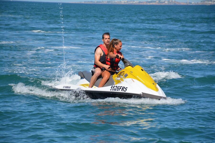 Jet Ski Rental in Vilamoura - Learning to handle a Yamaha Waverunner