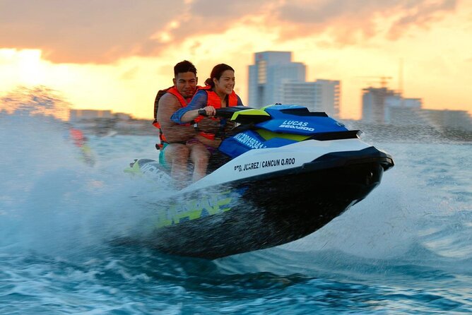 Jet Ski Ride on the Cancun Coast 30 Minutes - A fast start at Playa Tortugas