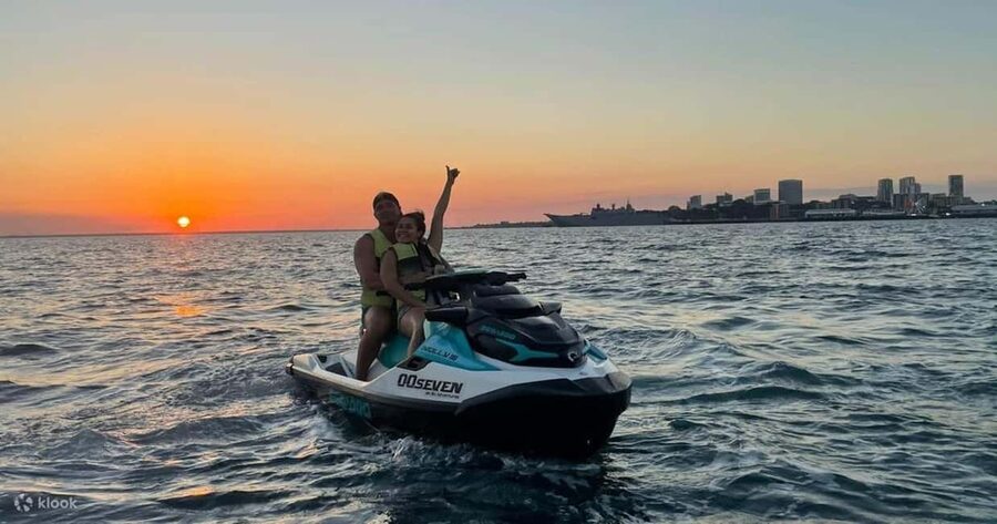 Jet ski safari from Puerto Calero to Papagayo Beach - Cruising from Puerto Calero toward Papagayo