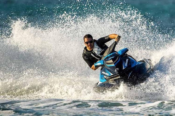 Jet Ski Safari South Tenerife - Leaving Puerto Colón on a small group ride
