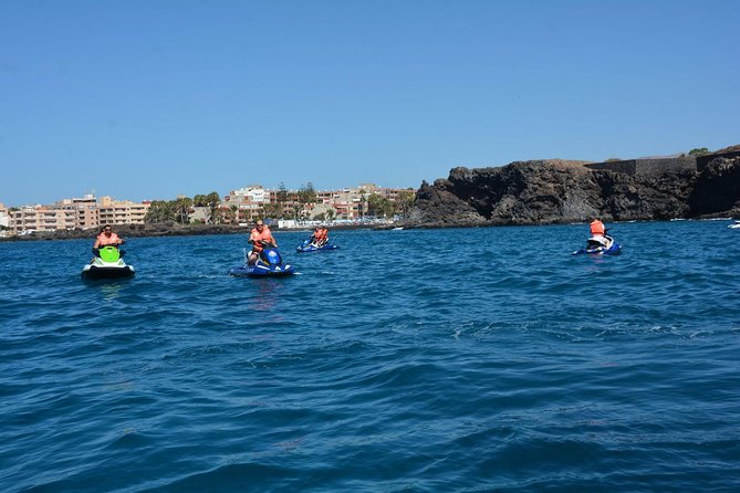 Jet Ski Safari South Tenerife - The optional swim and the ride back