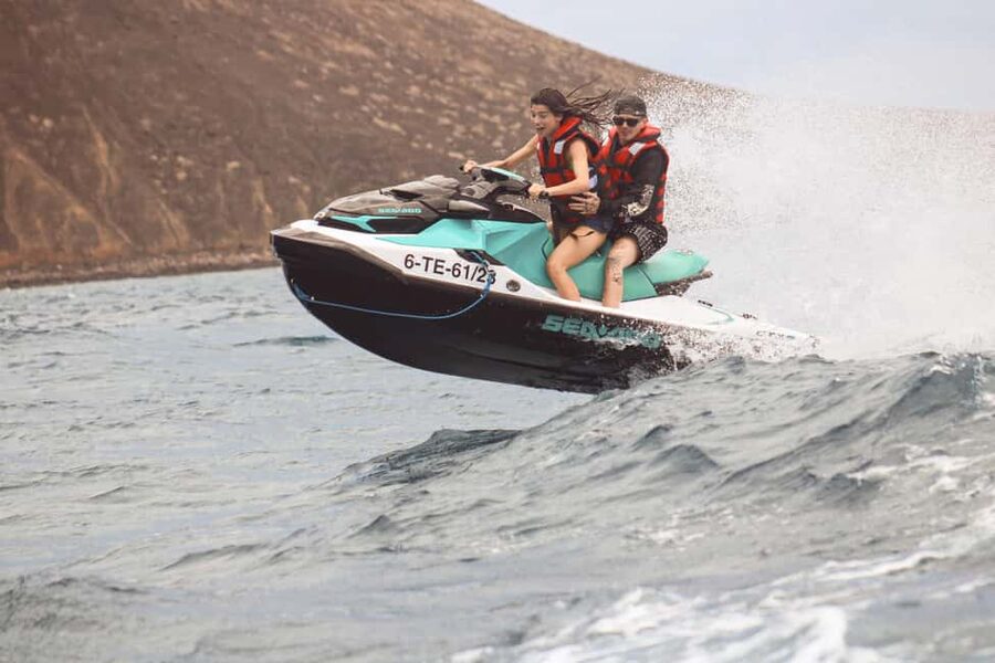 Jet Ski Tour Corralejo, Isla de Lobos - The return run to Corralejo