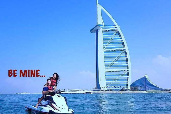 Jet Ski Tour Dubai: La Mer - Burj Al Arab- Atlantis for 1h 30min - What the convoy format means on the water