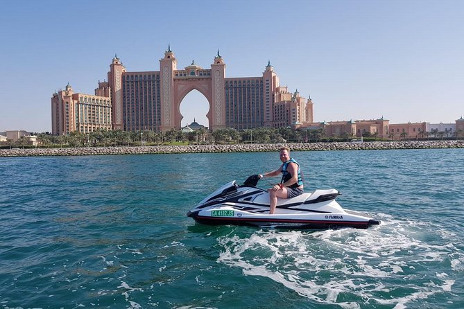 Jet Ski Tour Dubai: La Mer - Burj Al Arab- Atlantis for 1h 30min - The Burj Al Arab from sea level
