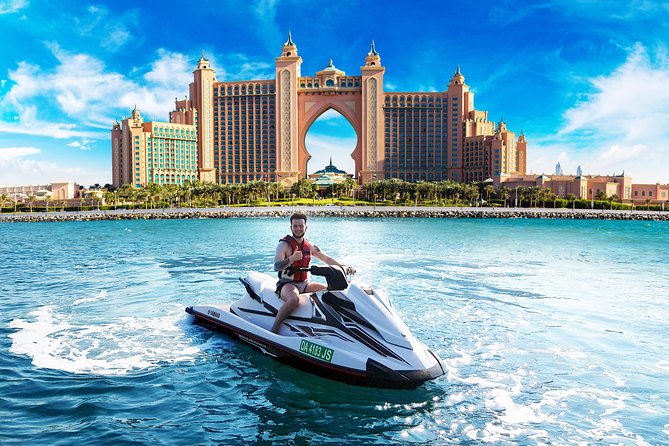 Jet Ski Tour Dubai: La Mer - Burj Al Arab- Atlantis for 1h 30min - La Mer gives you a lively starting point