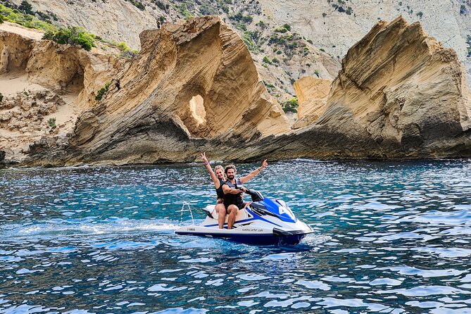 Jet ski tour from San Antonio (Ibiza) to Atlantis - The western Ibiza route, stop by stop