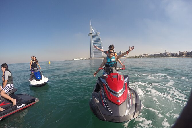 Jet Ski Tour of Burj Al Arab in a Small-group - The one-hour option, Palm Island, and Atlantis