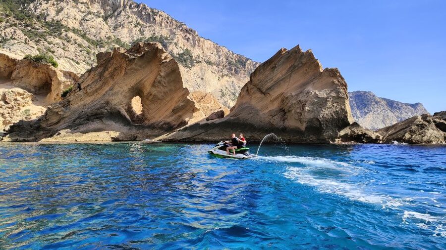 Jet Ski Tour to Atlantis Ibiza (Sa Pedrera) from San Antonio - The return by Cala d’Hort