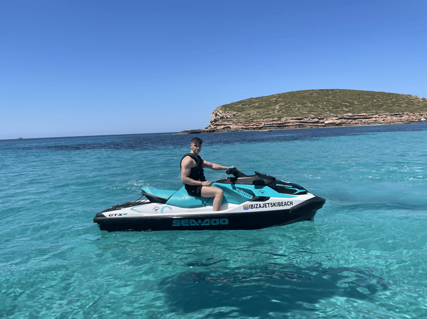 JET SKI TOUR TO Cala Salada FROM Puerto de San Antonio - What the $171 price really covers