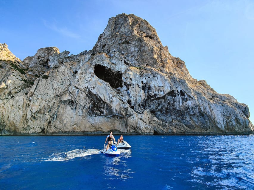 Jet Ski Tour to Es Vedra from San Antonio No license needed - What you are really paying for