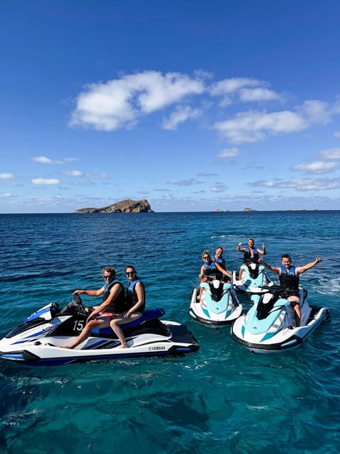 Jet Ski Trip to Cala Comte from San Antonio No license - Key points before you book