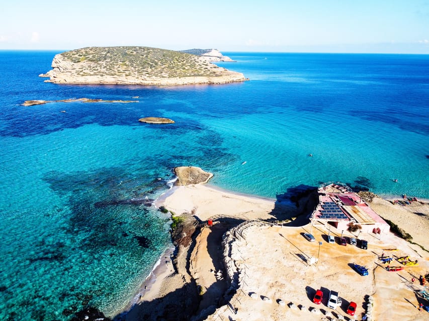 Jet Ski Trip to Cala Comte from San Antonio No license - The route from San Antonio Bay to Cala Comte