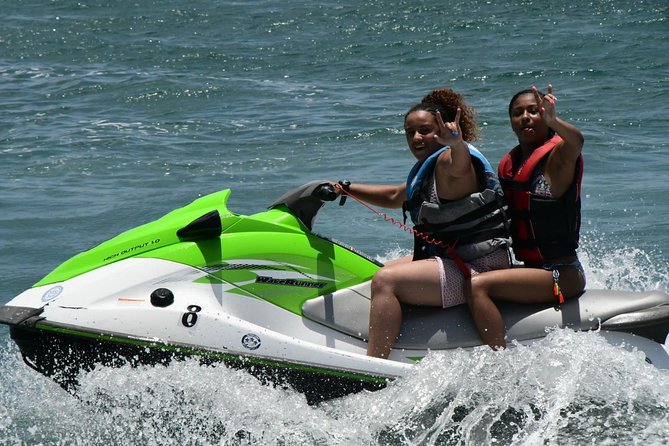 Jet Ski/Waverunner Rental - Reggae Beach gives the outing a full-day feel