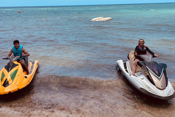 Jet-Ski with option Bamboo Rafting + Feet Massage with limestone - A Jamaica outing with two very different halves