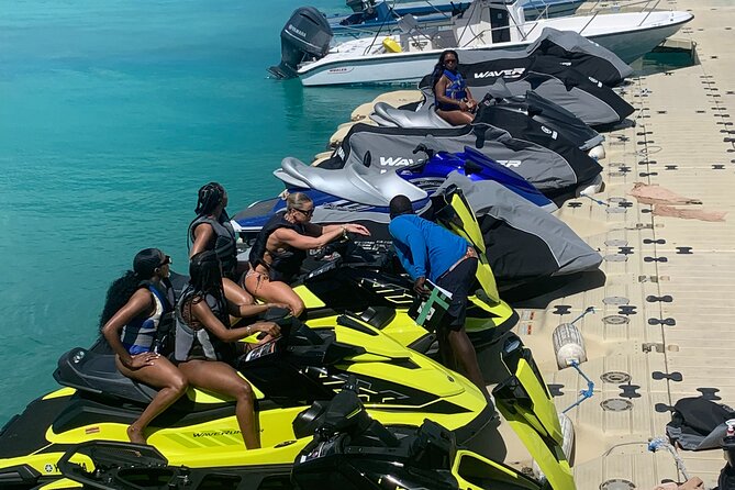 Jet Skiing around La famille ship and smaller pristine cays - Price, transport, and what you really receive