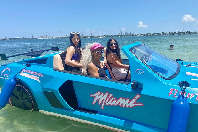 Jetcar Miami (Jet ski/jet boat) Rental - Mansions, restaurants, and the beach island stop