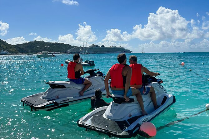 Jetski Ride in St Maarten - What two people get for $80
