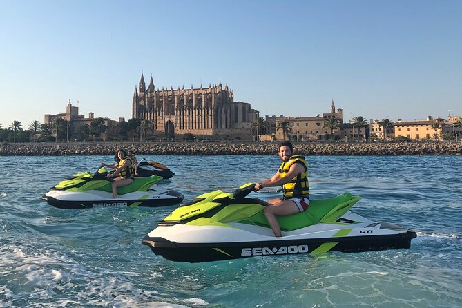 Jetski Tour to the Emblematic Palma Cathedral - Open water and the best part of the 30 minutes
