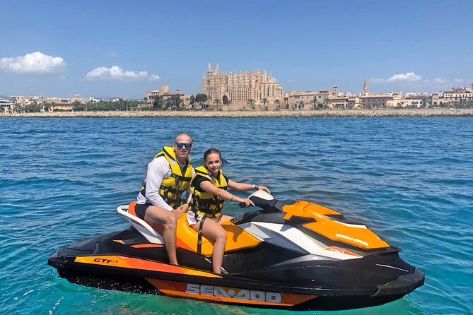 Jetski Tour to the Emblematic Palma Cathedral - Palma Cathedral from the water