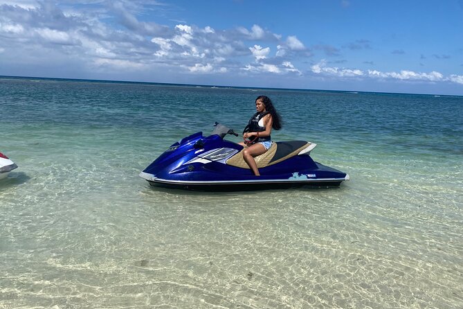 Jetski Water Activity And Beach From Montego Bay - The Guide’s JetSki Lesson Comes First