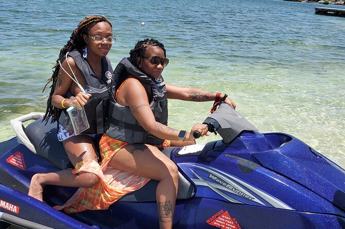 Jetskiing in montego bay from montego bay resorts - The ride itself: 30 minutes of coast and speed