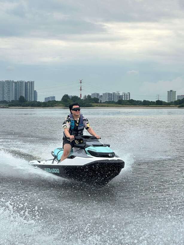 Johor Bahru : Seadoo JetSki 30mins Self Ride Tour(Single) - Passing TheZon Ferry Terminal and Stulang Beach