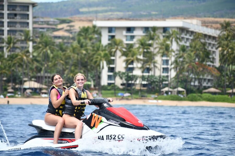 Kaanapali Beach: Jet Ski or Flyboard Rental Tours - The Zodiac ride to Jet Ski Island