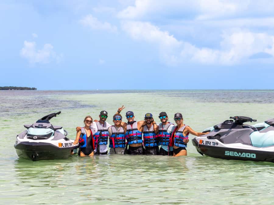 Key West 90-Minute Jet Ski Tour - Checking in on north Duval Street