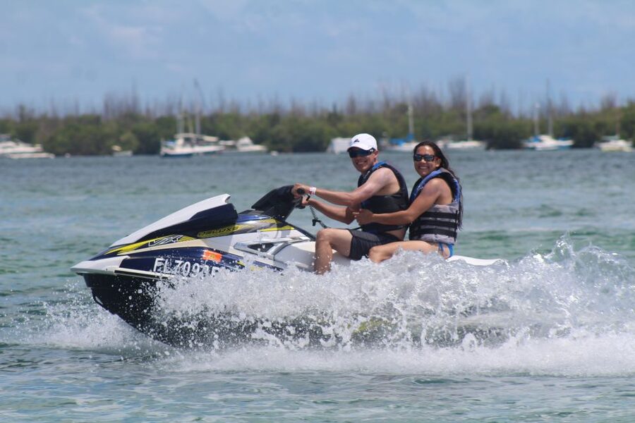 Key West: Jet Ski Island Tour with Sandbar Stop - The fast section: how much speed should you expect?
