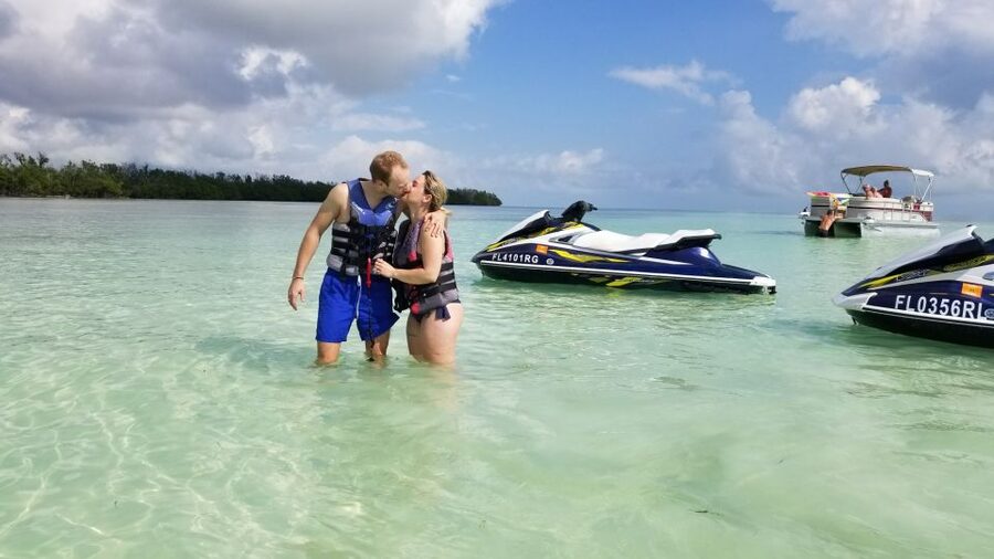Key West: Jet Ski Island Tour with Sandbar Stop - The sandbar stop and a swim in clear water