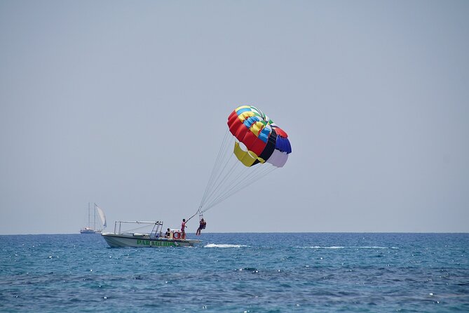 Key West: Water Sports Adventure includes Jetski, Parasail, Snorkel & Waterpark - Parasailing adds the big view