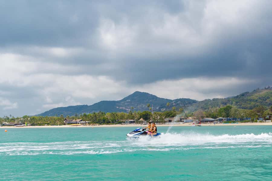 Koh Samui Explorer: Ultimate Jet Ski Adventure - Getting comfortable on the jet ski
