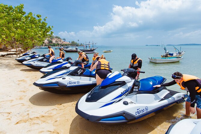 Koh Samui Jet Ski Safari Tour - Riding your own jet ski with a guide nearby