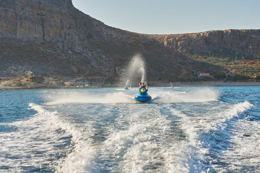 Kolymvari - Afrata & Menies Jet Ski Safari - Choironisia island and the final swim