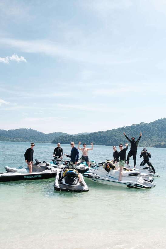 Langkawi Jet Ski Tour Bronze 2-Hours, Red Ray Watersports - Taking control of your own jet ski