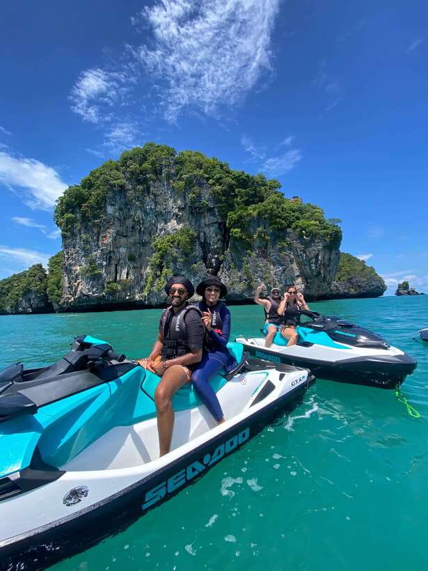 Langkawi Jet Ski Tour Dayang Bunting Free Drone Video - What the Langkawi jet ski day is really like