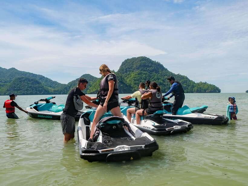 Langkawi: Jet Ski Tour Island Hopping Dayang Bunting - The Fjords and the island views
