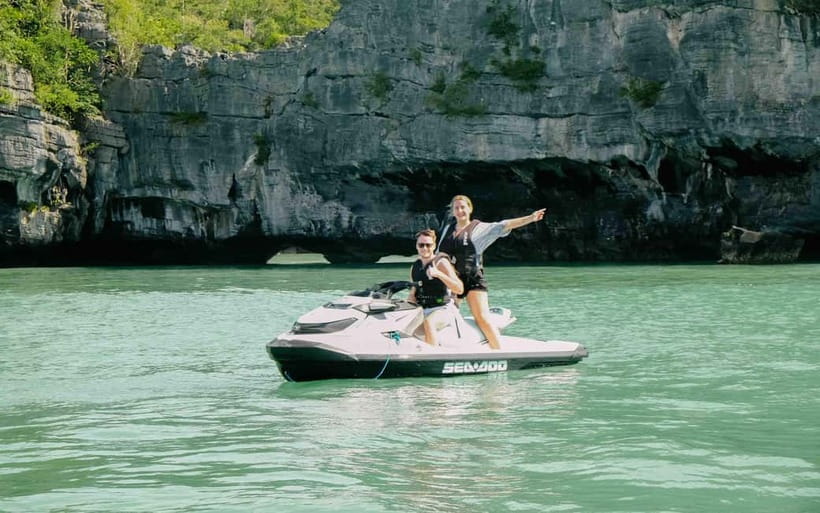 Langkawi: Jet Ski Tour UNESCO Kilim Geopark Free Video - Crocodile Cave at the right tide