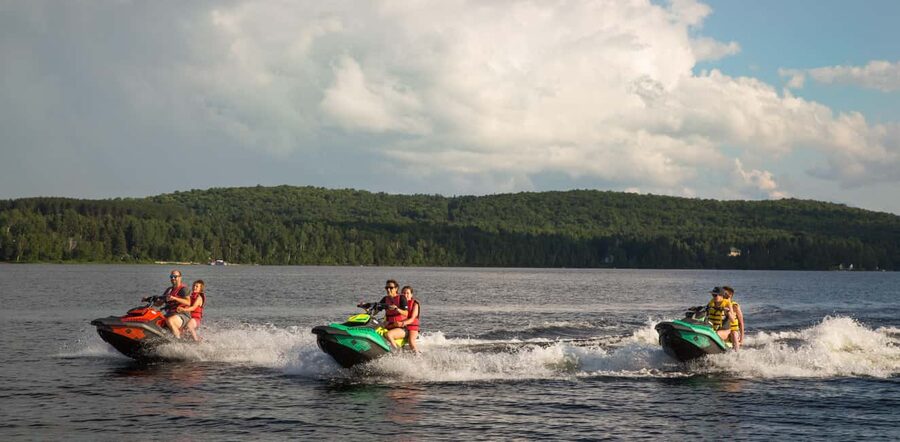 Laurentians: Jetski experience - Starting at the church in Lac-des-plages