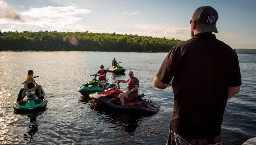 Laurentians: Jetski experience - What the $125 price really covers