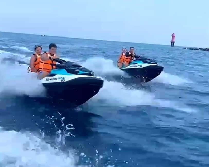 Lombok : Jetski Senggigi Beach Coastal Ride - Riding across Senggigi’s calm coastal water