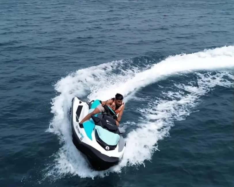 Lombok : Jetski Senggigi Beach Coastal Ride - Beach time after the engine stops