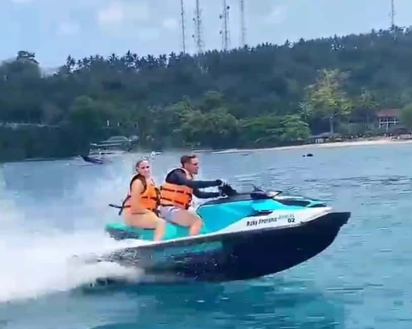 Lombok : Jetski Senggigi Beach Coastal Ride - The safety briefing before the throttle