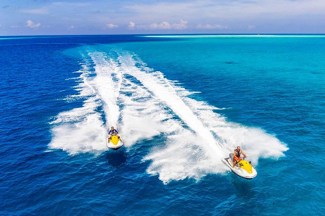 Maafushi: Water Sports Combo - Jet Ski, Kayak & Tube ride - One hour of canoeing around Maafushi