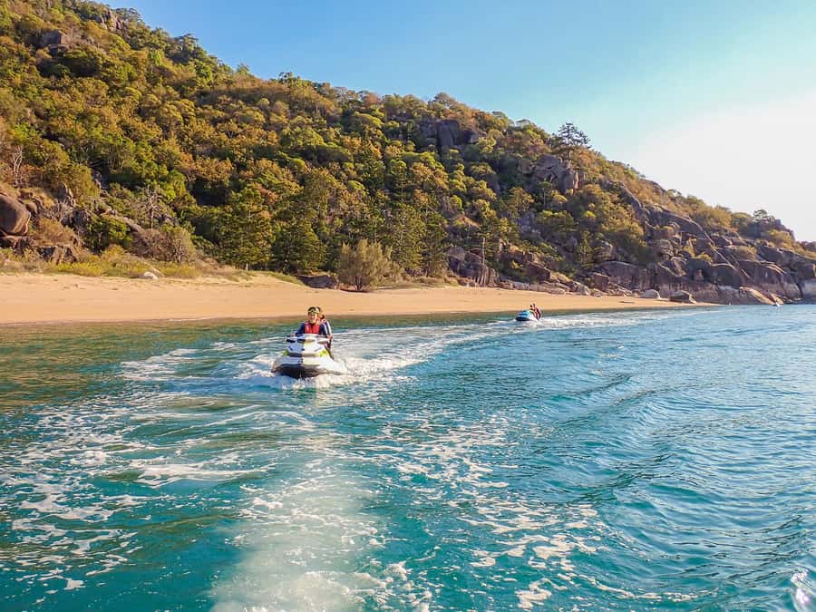 Magnetic Island: 5 Beach Bay Jet Ski Tour - Cruising toward North-West Point